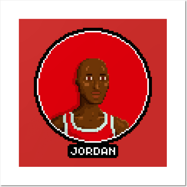 Michael Jordan Wall Art by PixelFaces